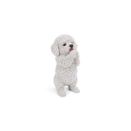 Uvia H16653 Begging Toy Poodle Doll Figurine 5.1 x 4.3 x 8.7 inches (13 x 11 x 22 cm) Animal