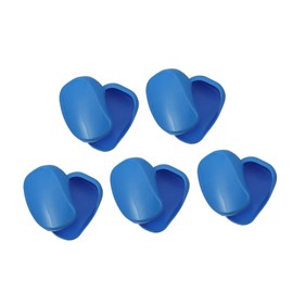 Baluue 10pcs Professional Hair Dye Ear Covers Reusable Ear Protectors for Hair Coloring Earmuffs for Salon Use Soft Plastic Earflap for Bathing and Treatment