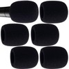 Pndeyo 6pcs Foam Microphone Cover, Thickened Microphone Foam Covers, Reusable