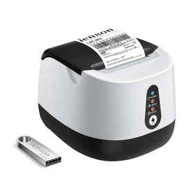 ienRon Thermal Receipt Printer, 58mm Max-Width POS Printer with High-Speed Printing and Advanced Thermal Technology, Support ESC/POS Window Linux Operating System Printing