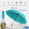 LFLFWY Compact Windproof Travel Umbrella- Large Light Automatic Open&Close Umbrellas