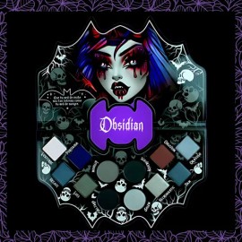 Paleta De Sombras De Ojos Malagna Obsidian Hipoalergénico                                                                                             