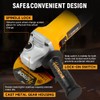 Hoteche 4-1/2-Inch Angle Grinder 6.3-Amp Compact Metal Cutting & Grinding