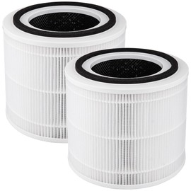 Breshair 14 True HEPA Filter Replacement Compatible with PuroAir 240 Air Purifier, 3-in-1 Filtration System with Activated Carbon Filter, 2-Pack