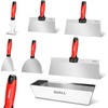 SHALL Drywall Knife Set, 7 Pcs Stainless Steel Drywall Hand