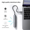 Teleadapt Adaptador USB C Hub 5 en 1, Adaptador Multipuerto