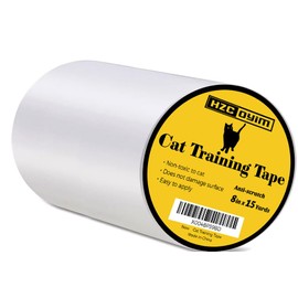 HZCOYIM Furniture Defender Tape, 8‘’ x 15 Yards, Clear Double-Sided Anti-Scratch Adhesive for Cats, Protect Your Sofa with Style, Easy Application for Cat-Friendly Home (8inches × 15yards)