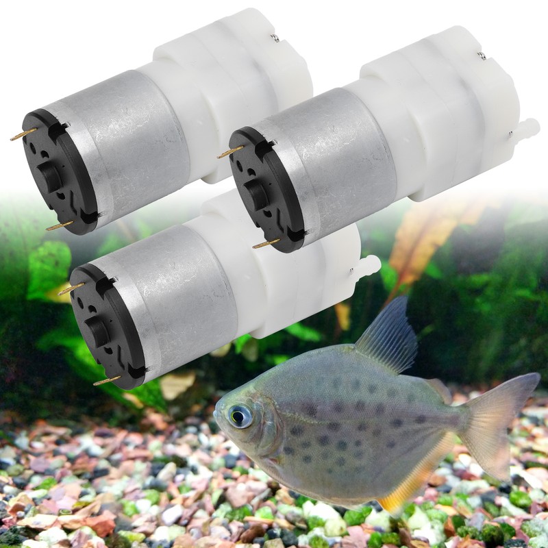 3Pcs Micro Water Pump Mini Submersible Motor Aquarium Air Accessories