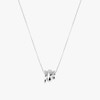 Gold&Deer 14KGP Sculpt Pendant Necklace White Gold / 골드앤디어 14KGP