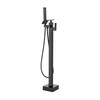 VEVOR Freestanding Bathtub Faucet, Floor Mount, Freestanding Tub Filler, Shower