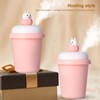 Humidifier Pink Milk Tea Cup Humidifier Small Desktop Bedroom Bedside