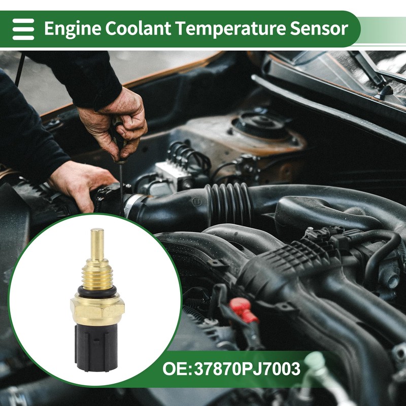 Motoforti Engine Coolant Temperature Sensor No.37870PJ7003 Water Temperature Sensor for