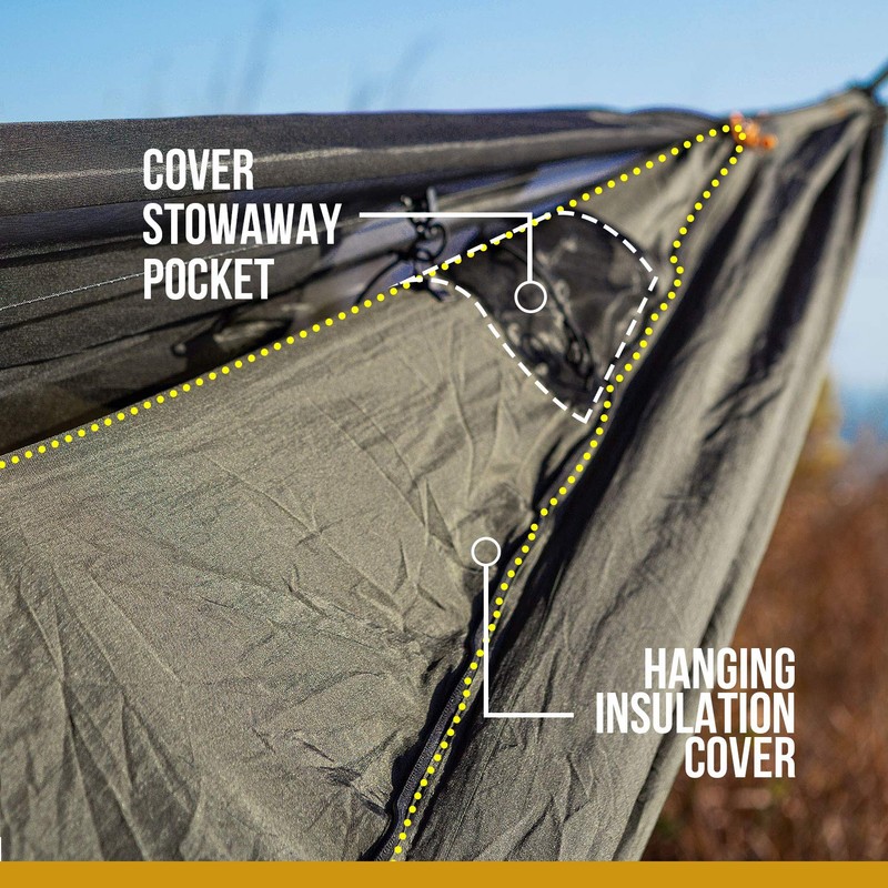 OneTigris KOMPOUND Camping Hammock with Net, Lightweight Portable Hammock with