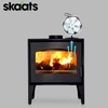 Skaats Premium Stove Top Fan for Wood Burners - Black