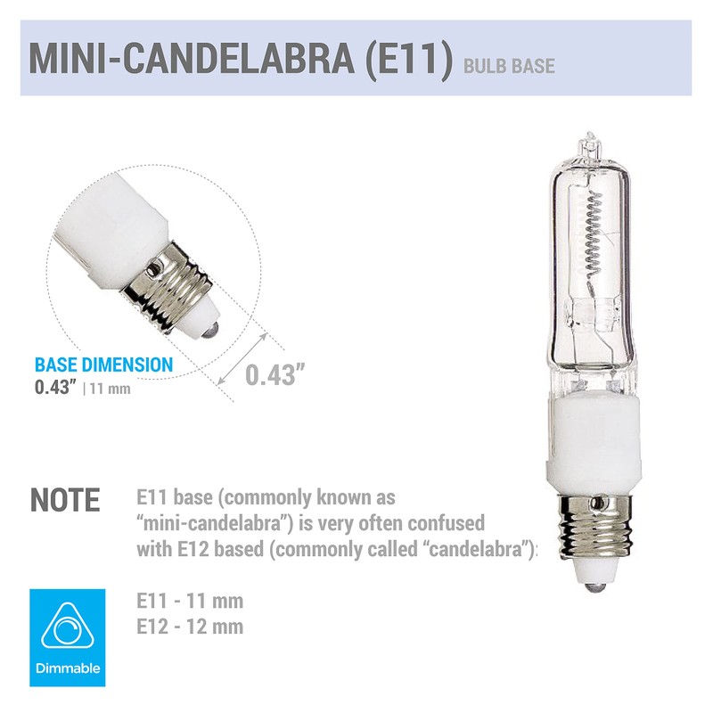 (Pack of 10) Q50CL/MC - 50 Watt JD T4 E11