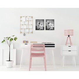 Gango Editions Classic Black & White Floral Photographs. Beautifully Classic; Two 8x10 Poster Prints