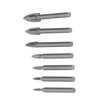 7Pcs Engraving Drill Bit 6mm Shank High Speed Steel Carving
