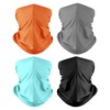 Co-Goldguard Neck Gaiter,4 Pack Face Bandana Cool Sun UV Protection