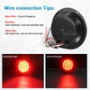 Partsam 4Pcs 4 Inch Round Led Trailer Tail Lights 24