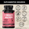 Multi Vitaminico Mujer Contiene Goji, Bilberry, Mangosta, Magnesio Complex, Biotina,