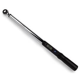 Summit Tools 1/2 inch Digital Torque Wrench, 12.5-250.7 ft-lbs (17-340 N-m) Torque Range, LCD Display, Calibrated (ES4-340CN), Blue