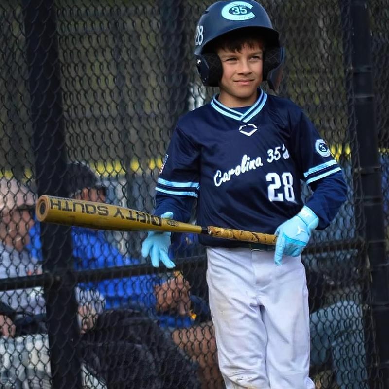 Jax Batting Gloves | Baby Blue | Pro Cuff -