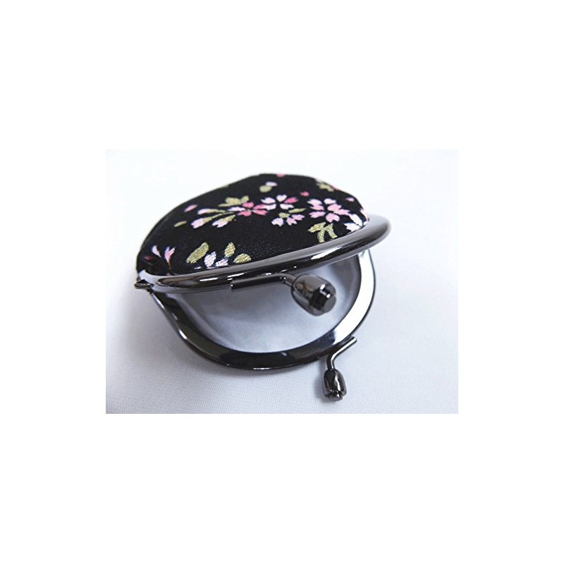 Wallet Purse Japanese Pattern Black Cherry Blossom Sakura Made in