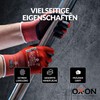 OX-ON Flexible Advanced 1901 Red Work Gloves, Extremely Durable Safety