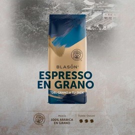 Blasón Café Gourmet Tostado en Grano Espresso 500 g
