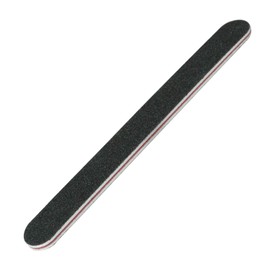 PROFICO 25 x Straight Nail File | Grit 100/180 | Premium Quality Nail File Set for Gel Nails Natural Nails (Black)