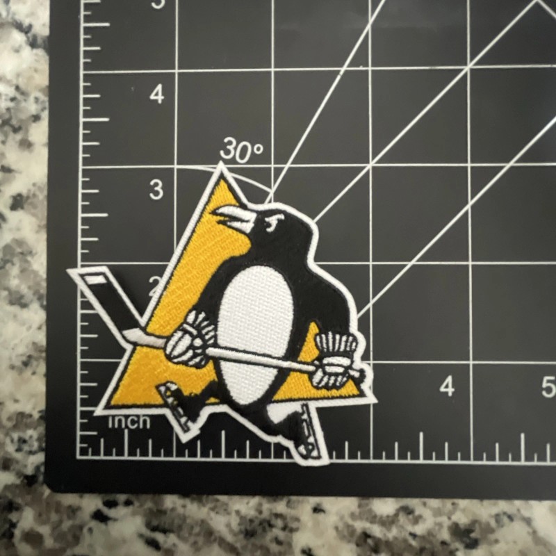 Pittsburgh Penguins Hockey Patch Embroidered Iron/ Sew On 3x3 Inch