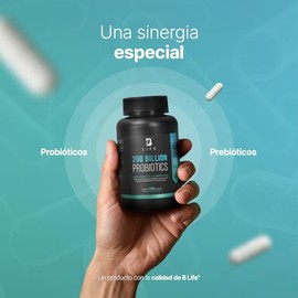 B Life Probióticos 200 Billones con 140 cápsulas | 11 Cepas con Inulina de Agave | Tecnología DRcaps | 200 Billion Probiotics.