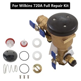 ATIODYUUK Replaces for Wilkins 720A Full Repair Kit 1/2" 3/4" 1" Backflow Preventer RK1-720A