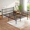 HAFENPO Full Size Platform Bed Frame - Black Metal Bed