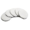 sourcingmap 5pcs 5inch Polishing Pad Faux Wool Buffing Waxing Pads