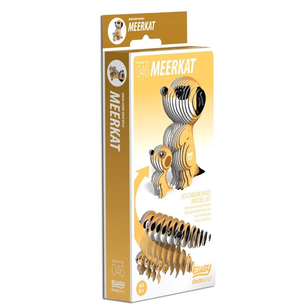 EUGY 3D Meerkat Model, Craft Kit
