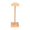 Wooden Headphone Holder Beech Headset Stand Desktop Display Shelf for