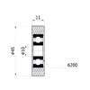 ZAB/S Polyurethane Wheels Rollers – Polyamide with Ball Bearings Plastic
