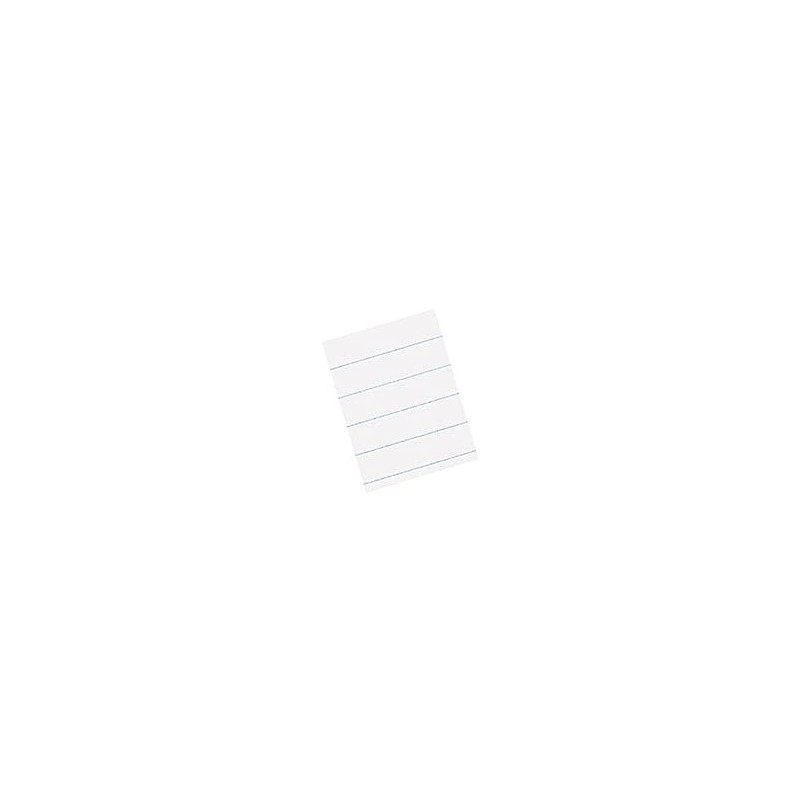 Pacon 2403 Composition Paper, 3/8-Inch Ruling, 16 lbs., 8-1/2 x