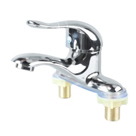 Bathroom Sink Faucet,Zinc Alloy 2 Hole Single Handle Hot and Cold Water Mixer Tap,Adjustable Water Temperature Centerset Lavatory Faucet for Home Hotel