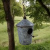 Small Nest Box for Birds Bird House Made of Zinc