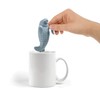 Genuine Fred, MANATEA, Manatee Reusable Silicone Tea Infuser, Blue, Fun