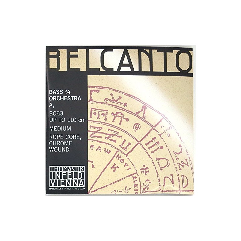BELCANTO コントラバス弦 バラ(A) BC63