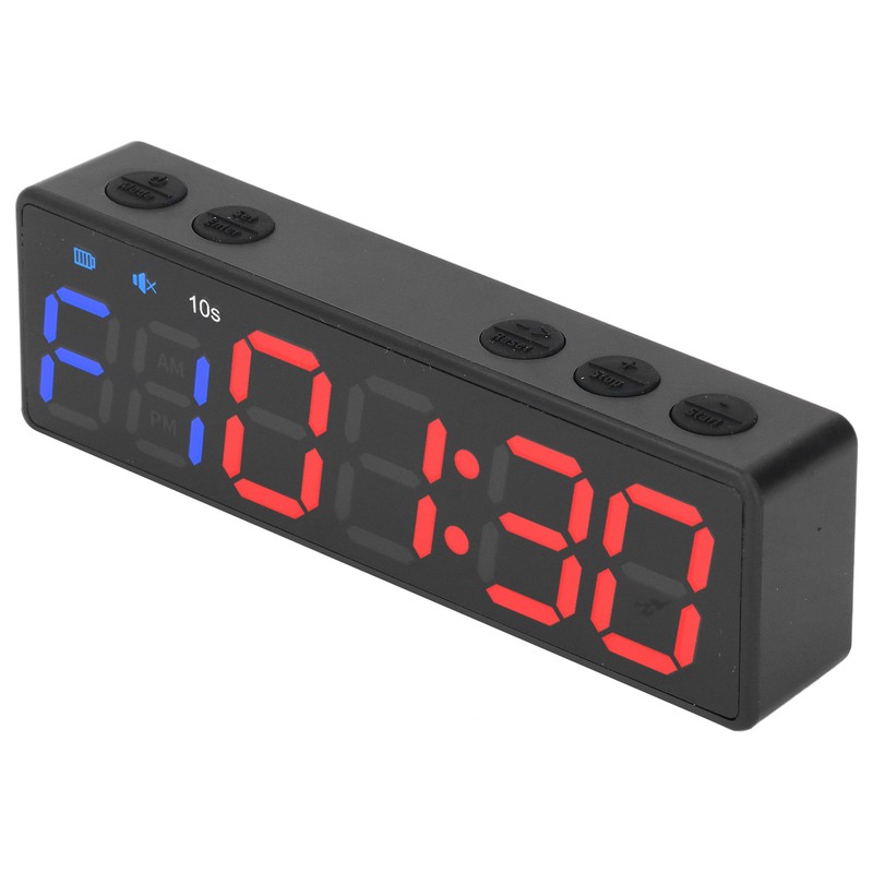 Gym Timer Portable Workout Interval Timer Fitness Clock Large Digital