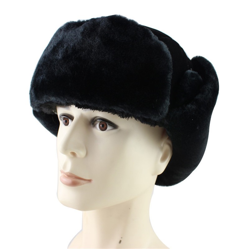 Bomber Hat Pilot Hat Winter Hat with Earflaps Winter Warm