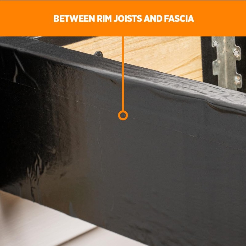 Camo Deck Joist and Ledger Tape, 6” x 65’, Butyl