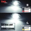 TMH 4 Pods White Strobe Rock Lights LEDs SMD Chips