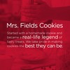 Mrs. Fields 24 Nibblers Bite-Sized Cookies Signature Tin - Assorted