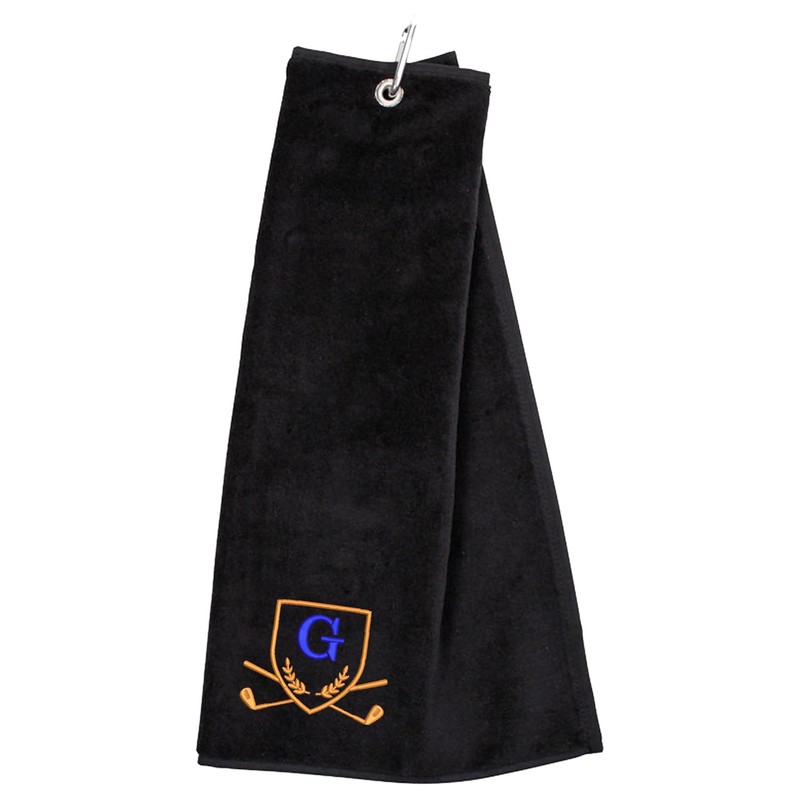 Always Looking Good Golf Towel with Monogrammed Embroidery Initial Letter