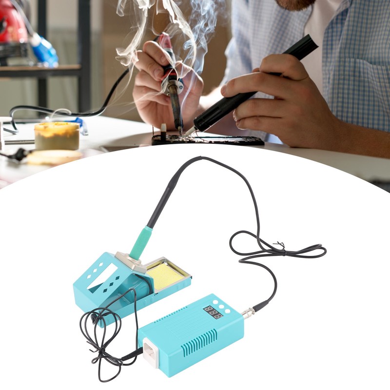 Soldering Station 150‑500℃ Adjustable LED Digital Display 12V 75W Set